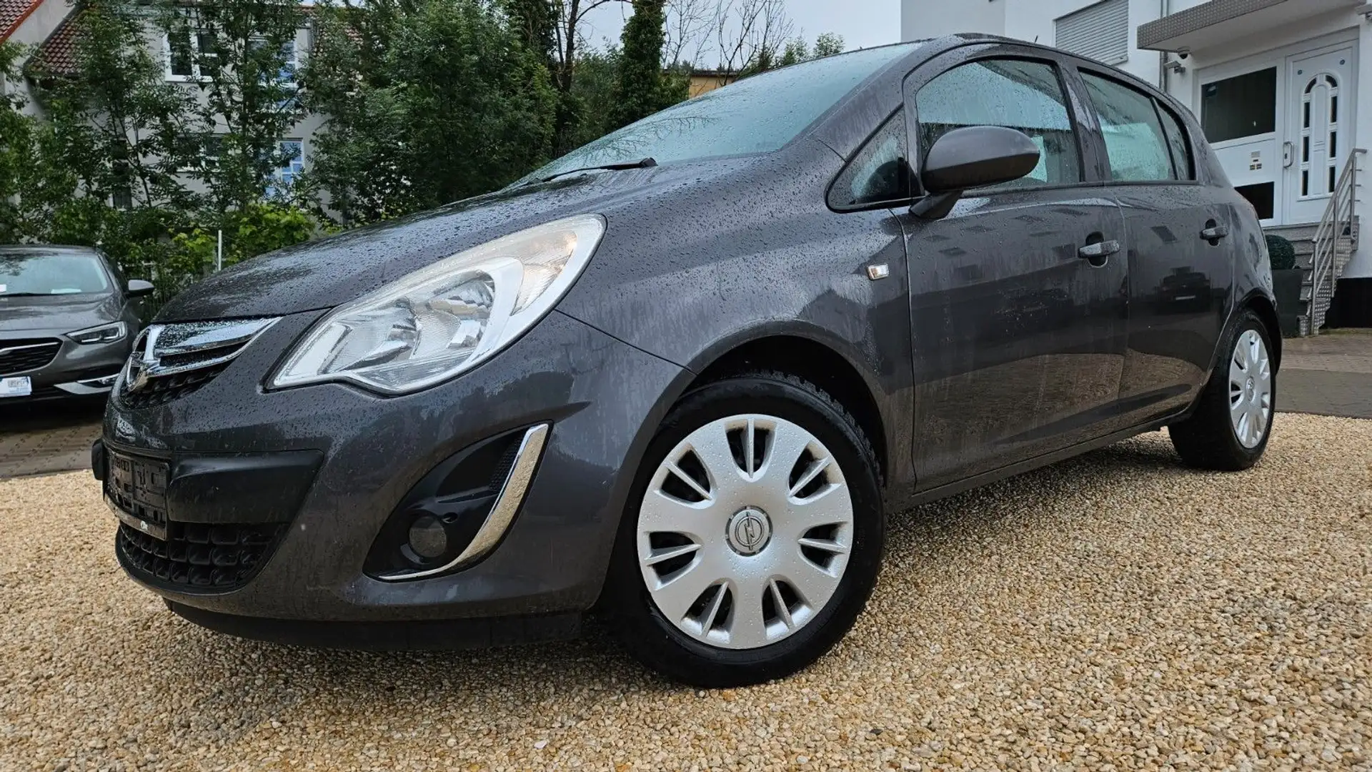 Opel Corsa +TÜV+ LEDER+GARANTIE+KLIMA+TEMPO+1HAND Gris - 1