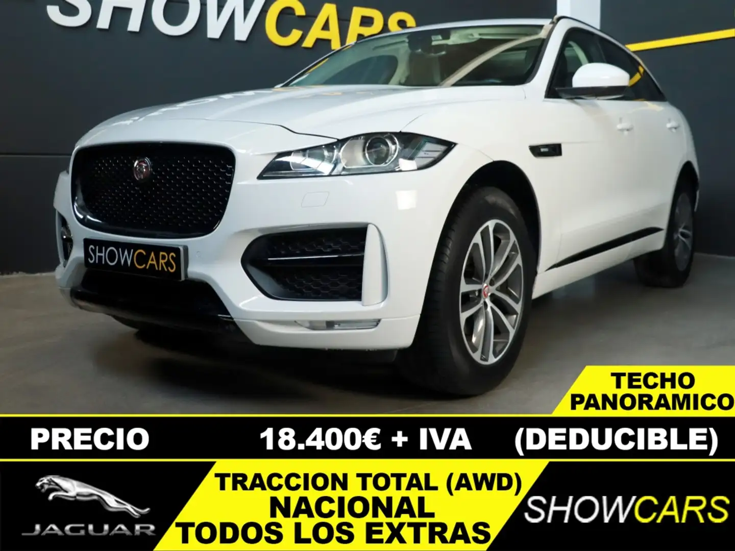 Jaguar F-Pace 2.0i4D R-Sport Aut. RWD 180 Blanco - 1