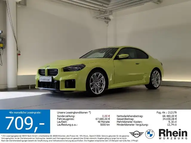 BMW M2 Coupé Navi/LED/RFK/SHZ/HuD/Apple/PDC v+h Navi/LED/
