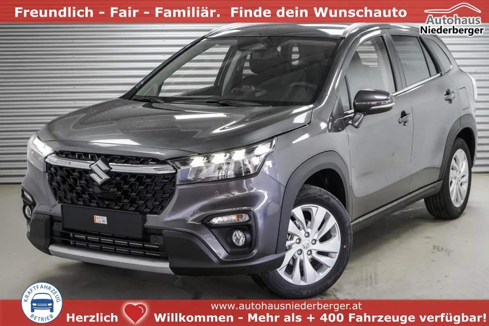 Suzuki S-Cross 1,4 2WD MT Mild-Hybrid GL+ - LAGER -LAG. 95 kW ... Grijs - 1
