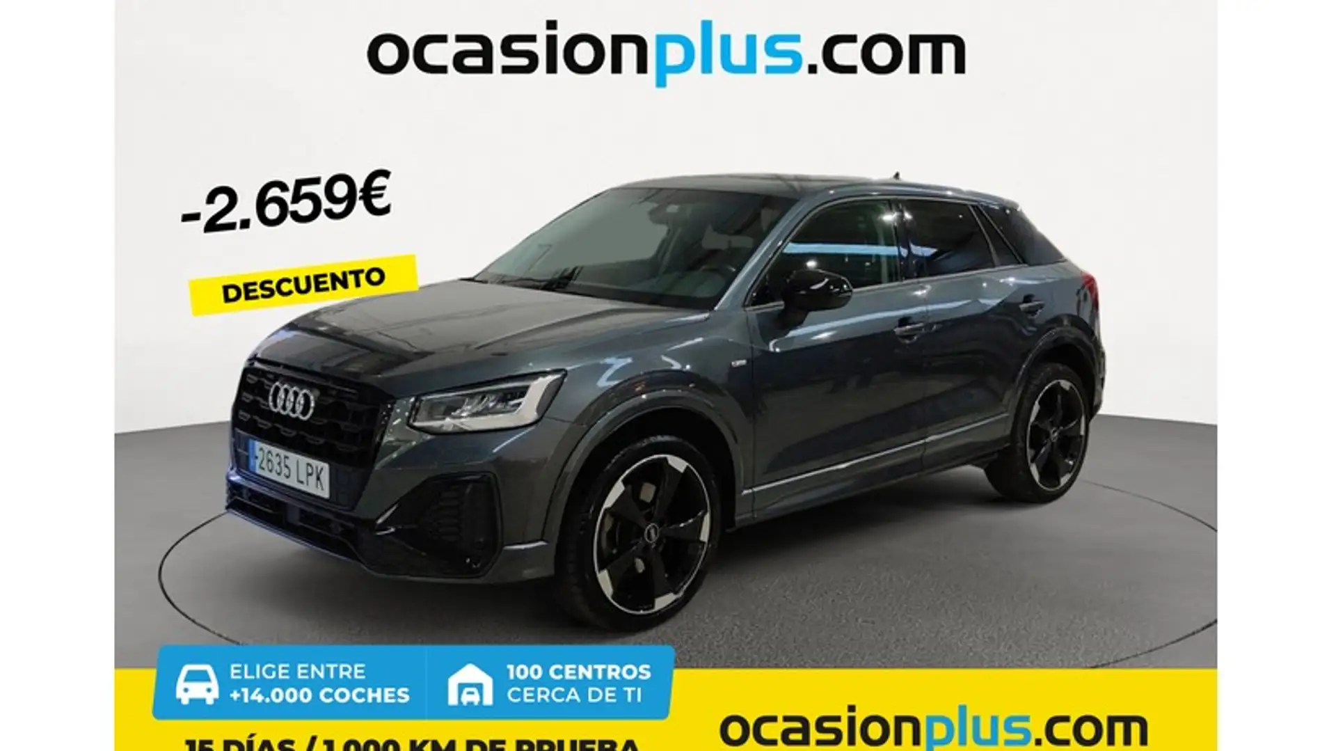 Audi Q2 35 TFSI Black line edition S tronic 110kW Grau - 1