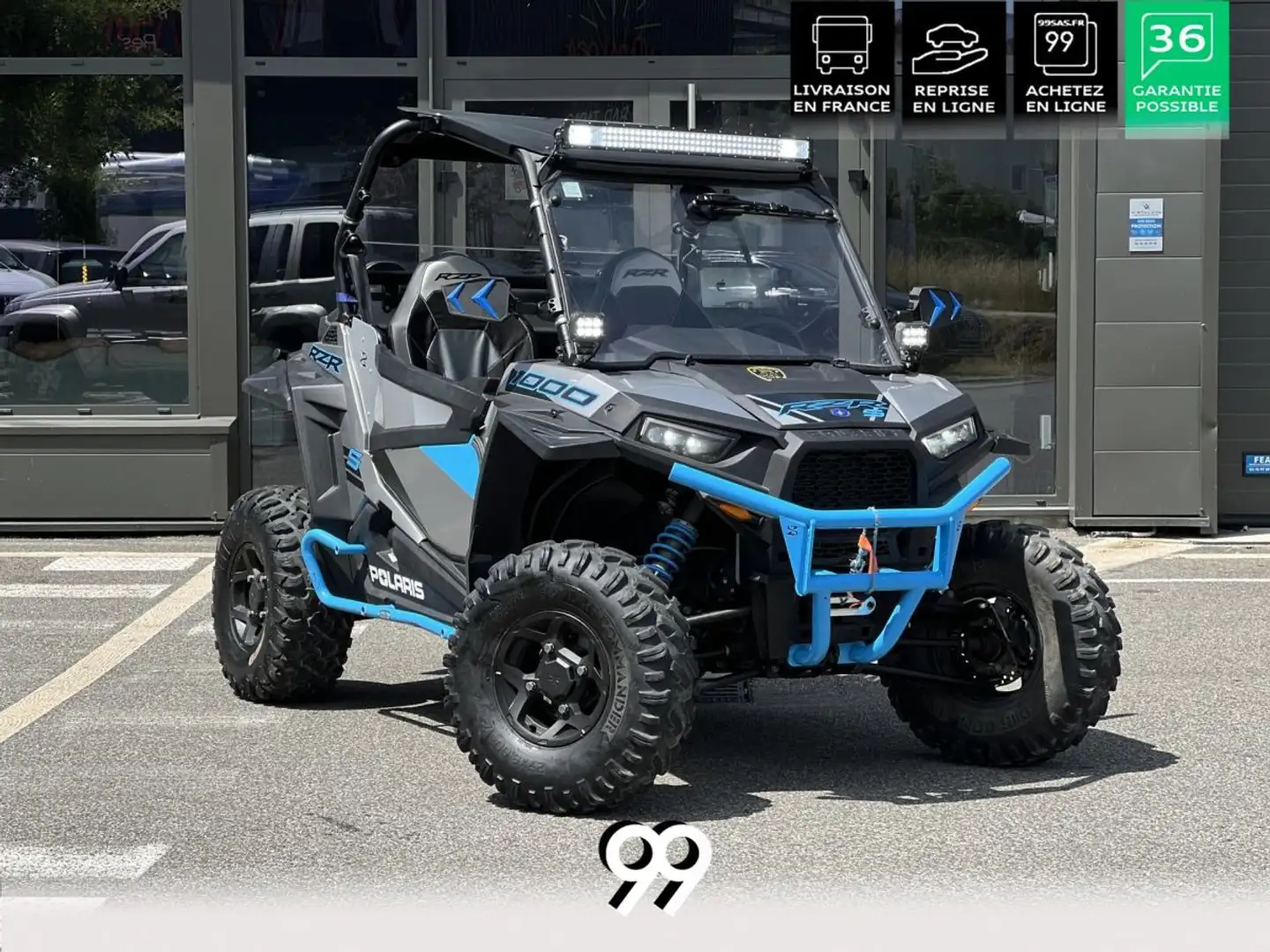 Polaris RZR 1000 TVA apparente LIVRAISON/REPRISE/LOA/CREDIT Blau - 1