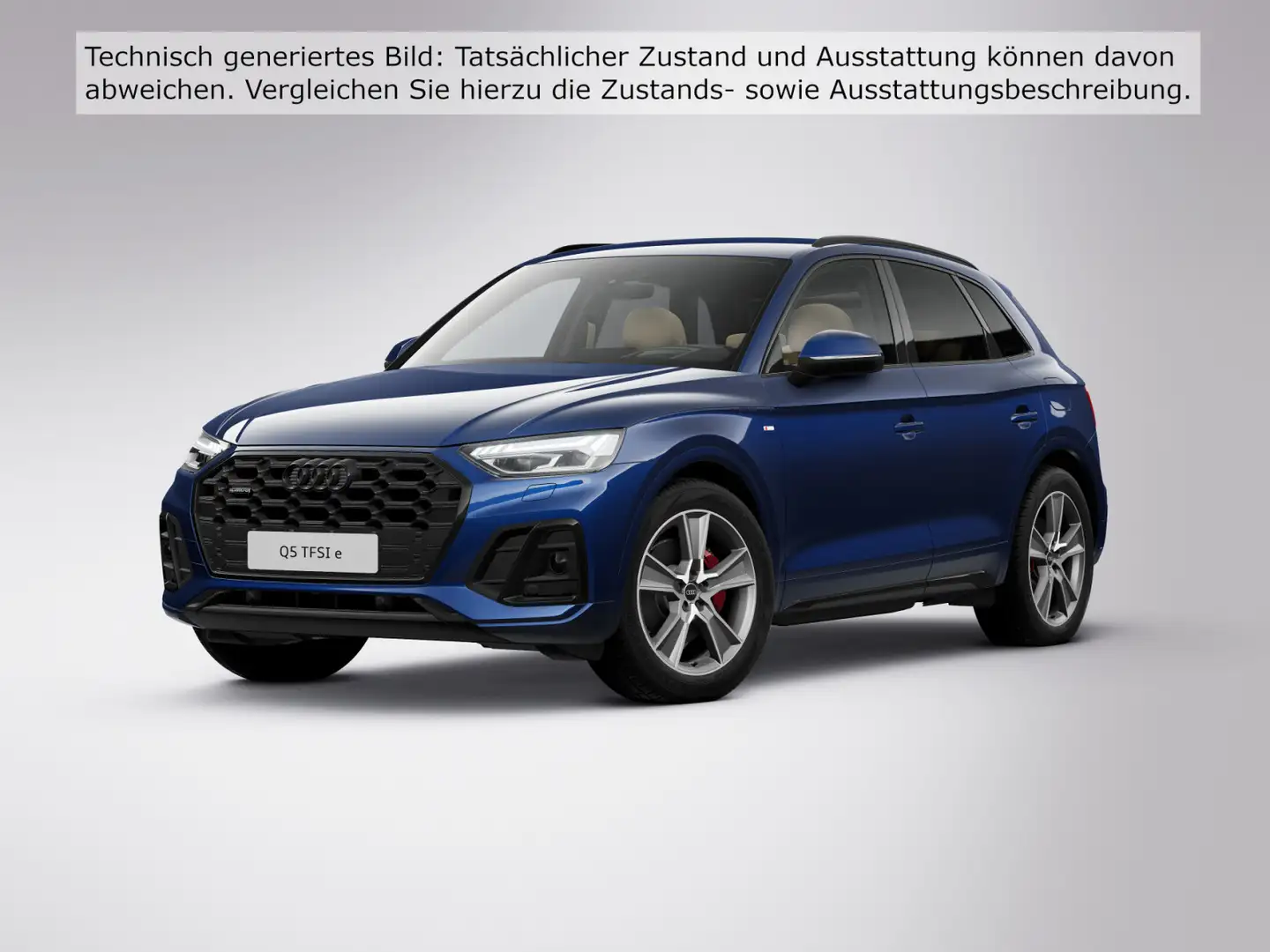 Audi Q5 50 TFSI e S line quattro*AHK*HeadUp*virtual c Blau - 2