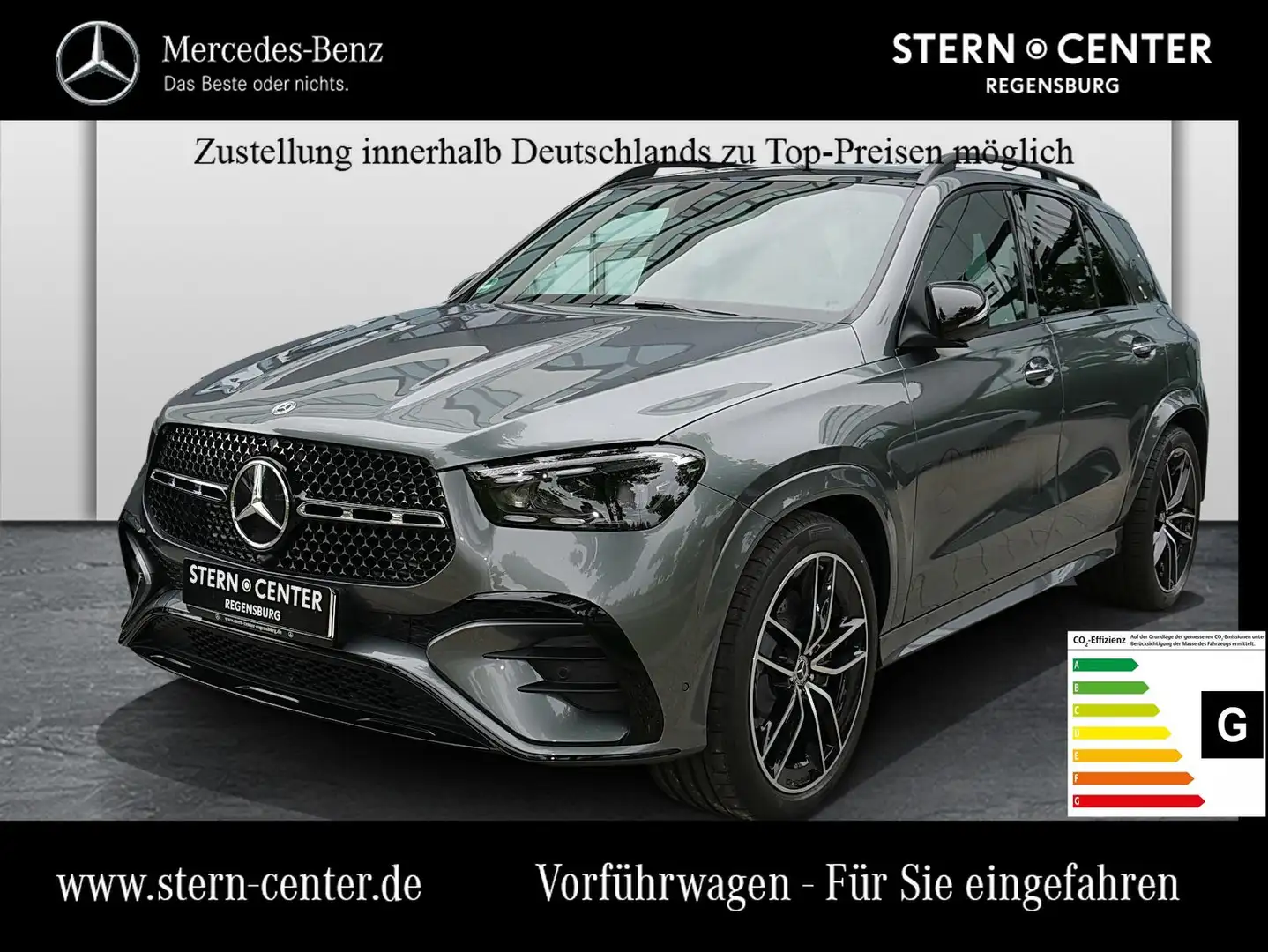 Mercedes-Benz GLE 450 d 4M AMG+DISTRONIC+PANO+AIRMATIC+AHK+KGO Grau - 1