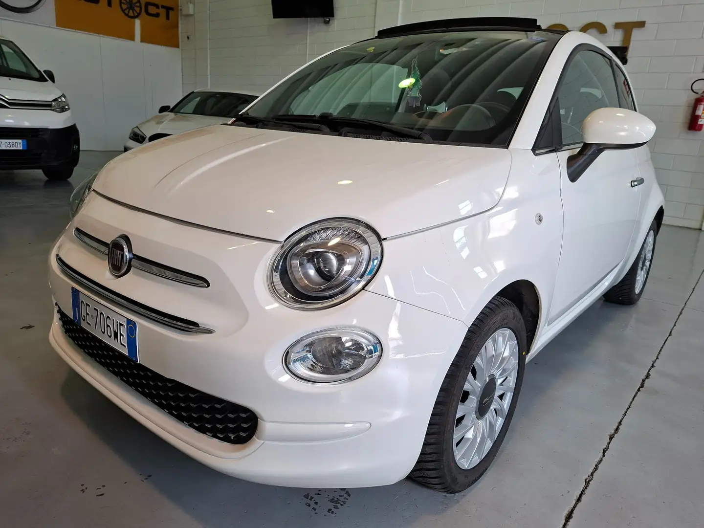 Fiat 500C Cabrio 1.2 Lounge NEOPATENTATI - Blanc - 1