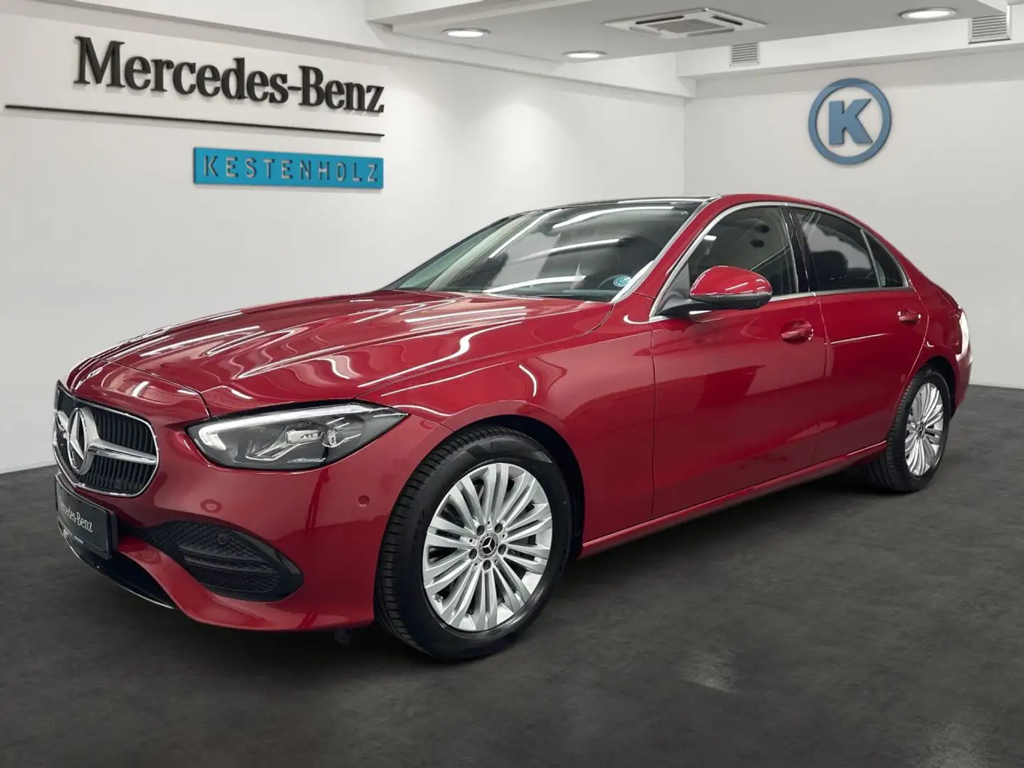 Mercedes-Benz C 220 d Avantgarde WideScreen Pano LED Kamera PTS Rot - 2