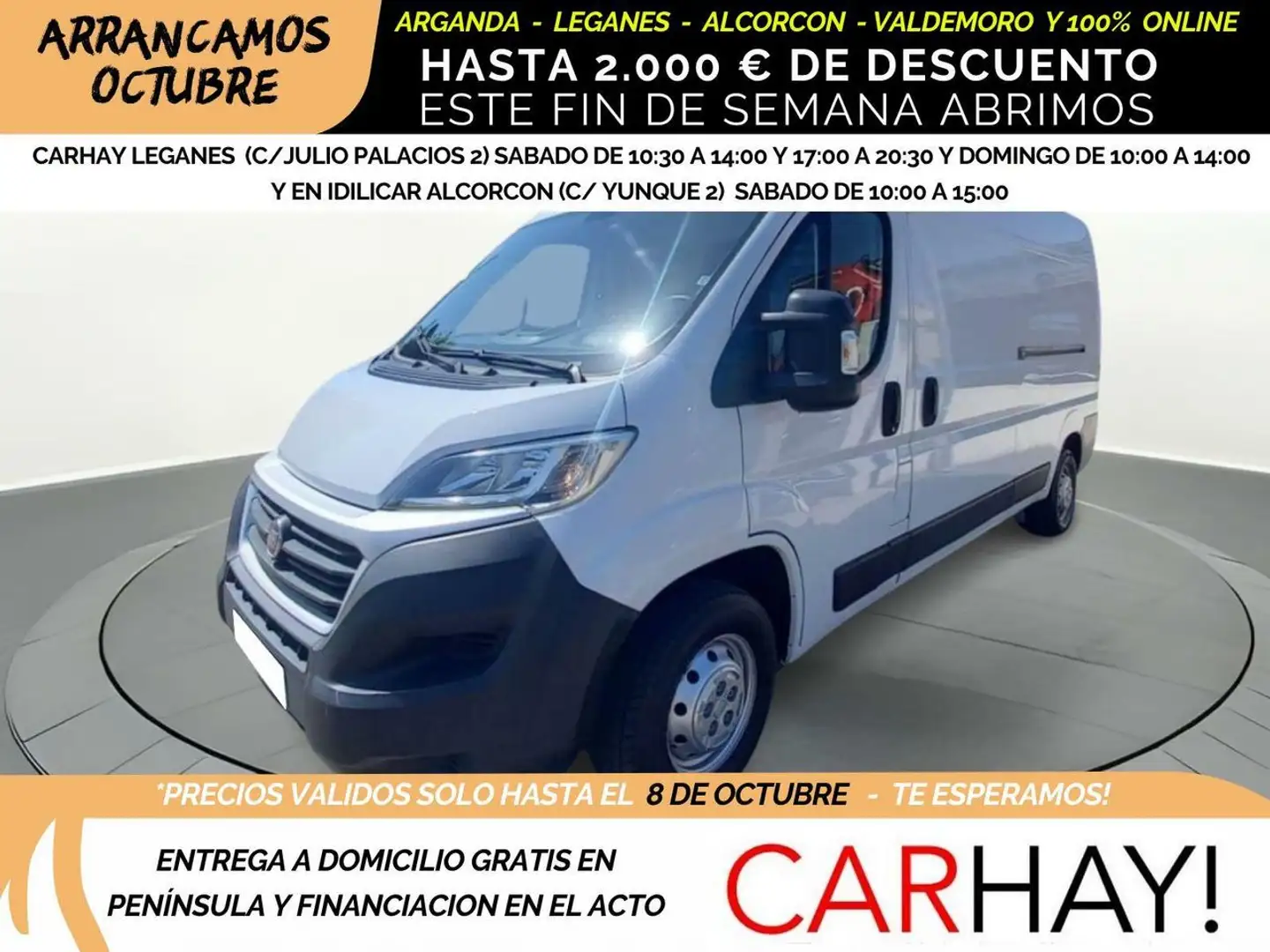 Fiat Ducato 2.0 Mjet L3H2 (EU6) Wit - 1