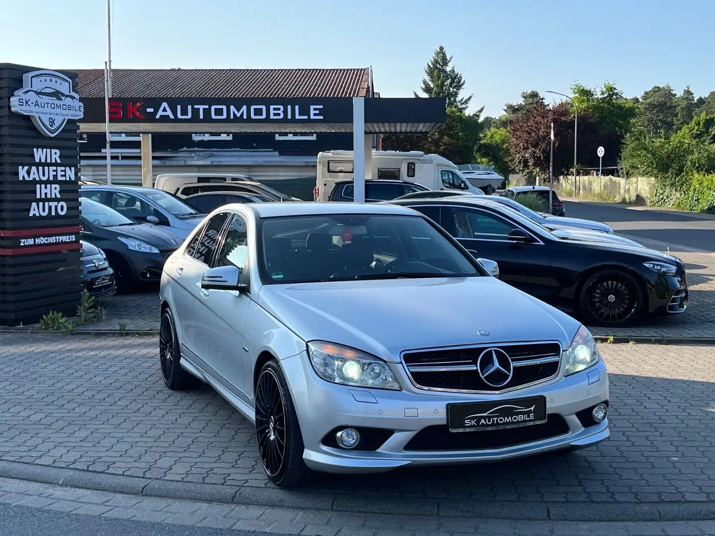 Mercedes-Benz C 220 CDI AMG NAVI-XENON-SHZG-PDC-T.LEDER-MULTI Silber - 1