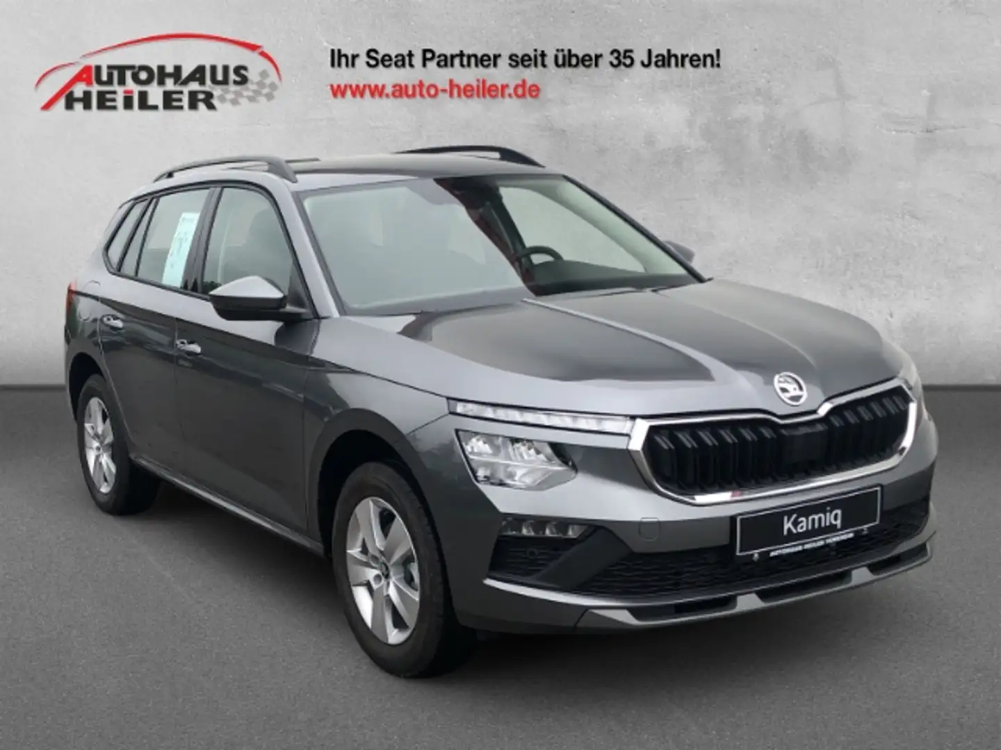 Skoda Kamiq Selection 1.0 TSI DSG ACC AHK-el. klappb. Digi Coc Gris - 1