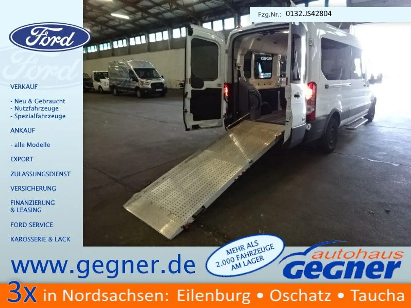 Ford Transit Kombi 350 L3H2 Trend BTW  KMP Flexboden Weiß - 1