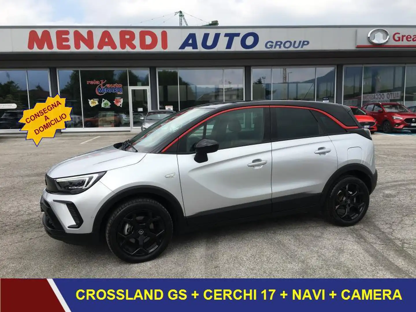 Opel Crossland 1.2 Turbo 110cv GS 12.300 KM!! ACCESSORIATA Argento - 1