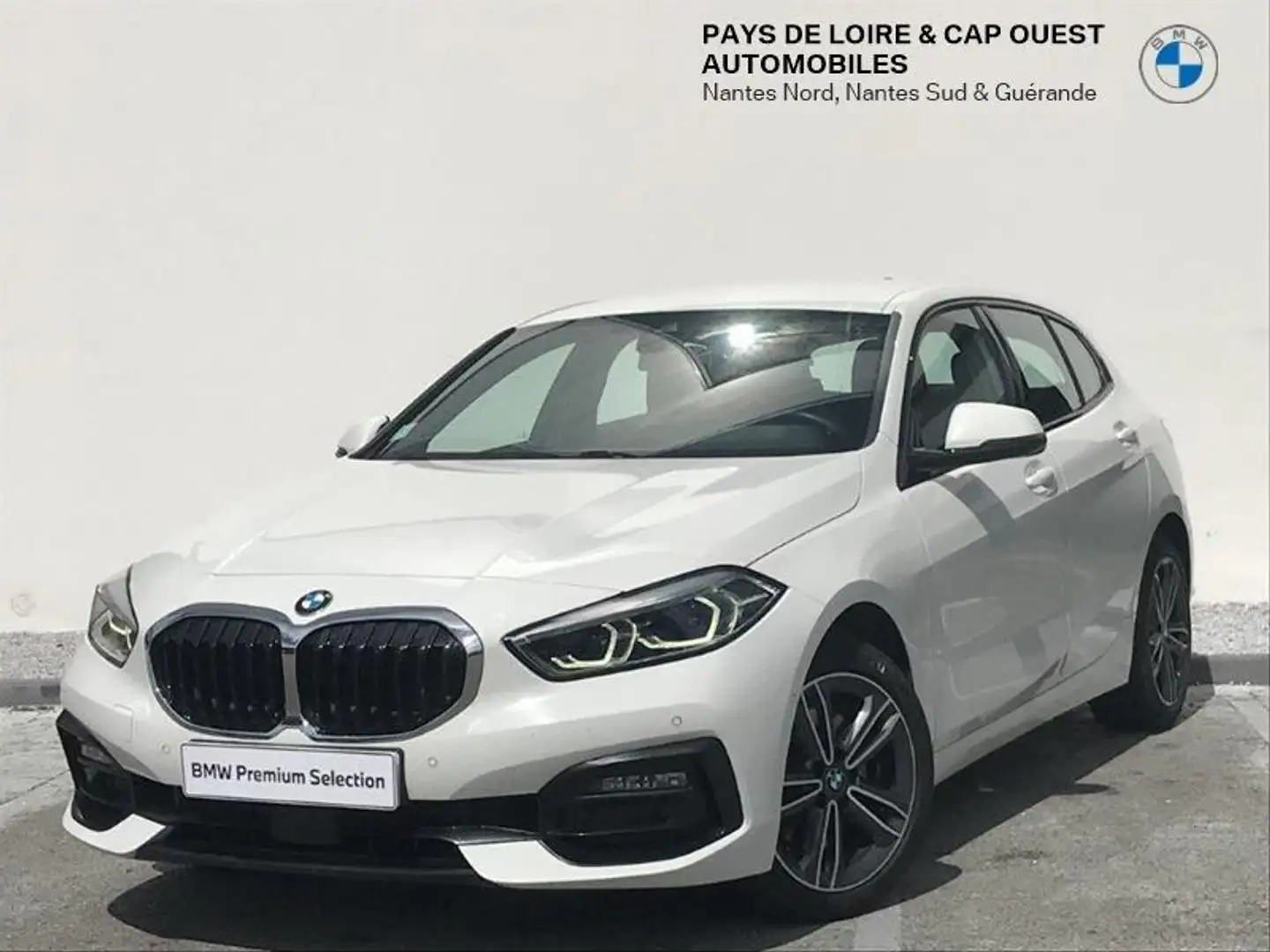 BMW 118 118dA 150ch Edition Sport Blanc - 1