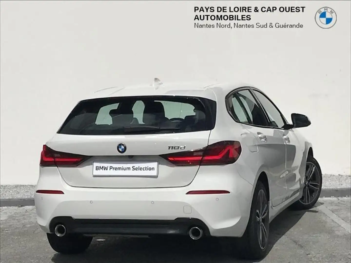 BMW 118 118dA 150ch Edition Sport Blanc - 2