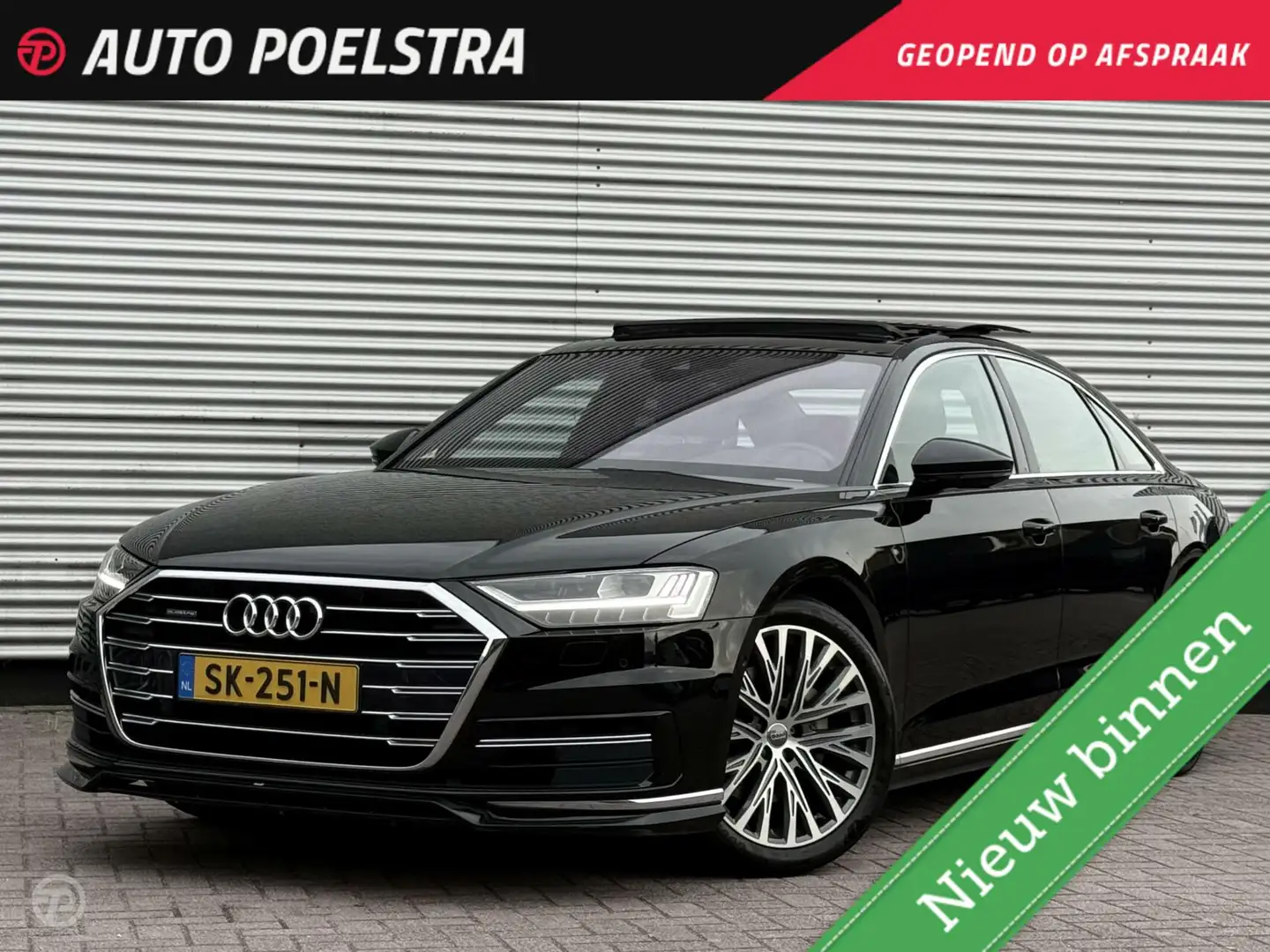 Audi A8 50 TDI quattro Pro Line Plus ABT Panoramadak Achte Zwart - 1