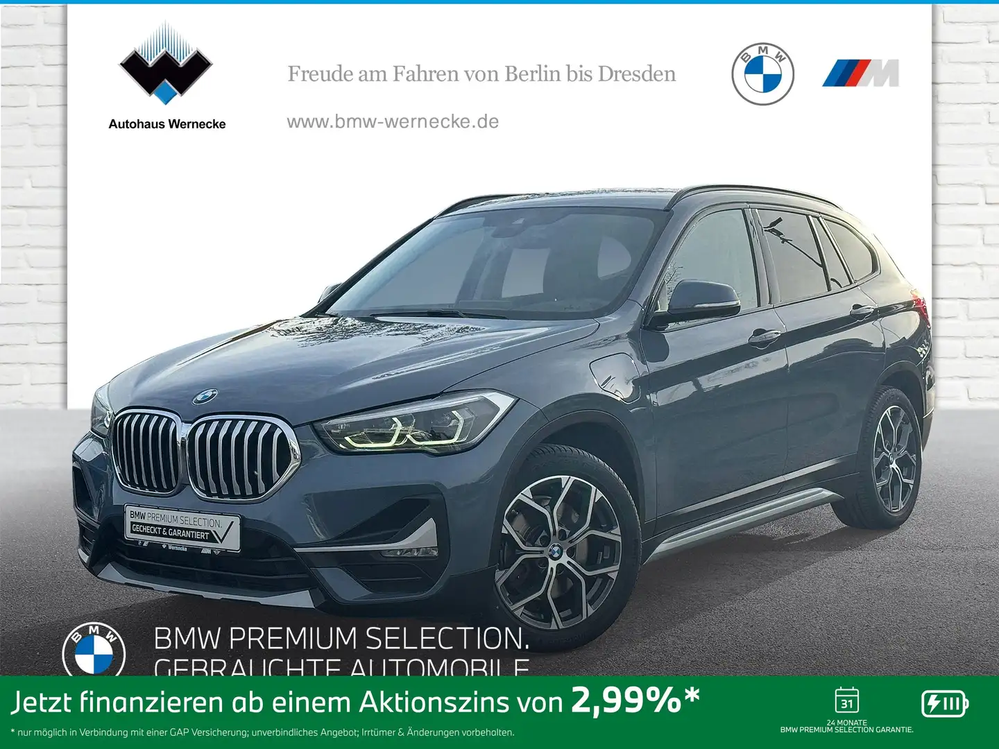 BMW X1 xDrive25e xLine Head-Up HiFi DAB LED Shz PDC Grau - 1