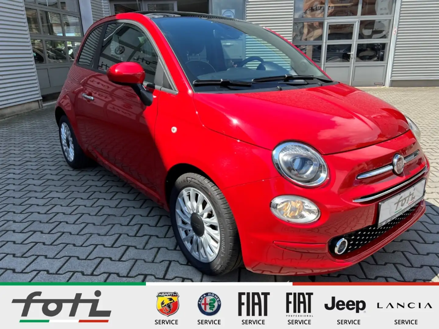Fiat 500 Lounge 1.0 70PS PDC Car Play Glasdach LM Rosso - 1