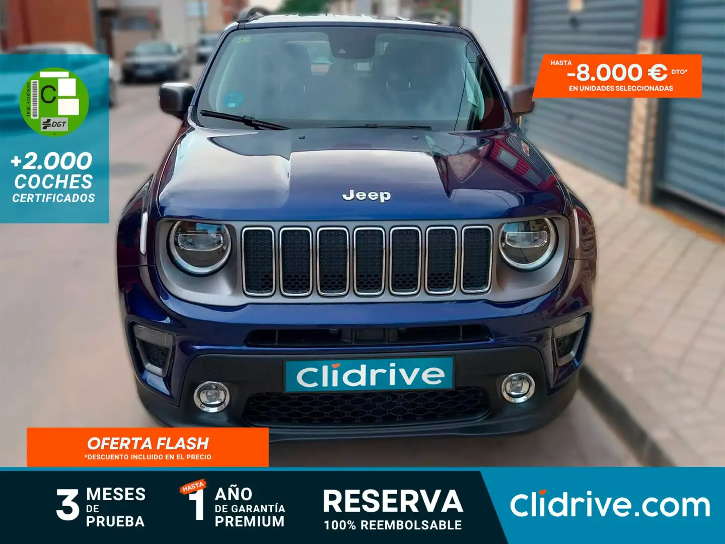 Jeep Renegade 1.0 Limited 4x2 Azul - 1