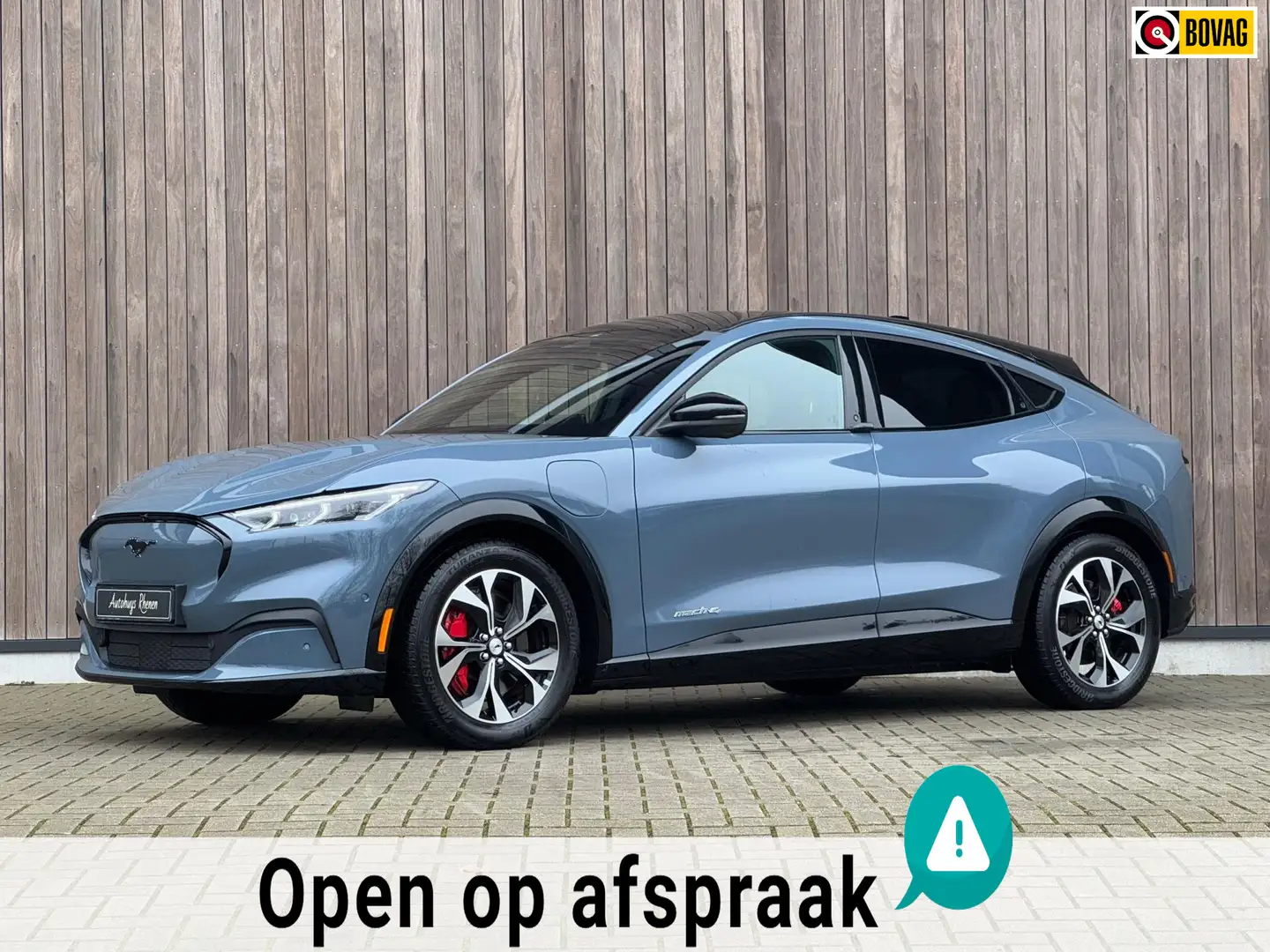 Ford Mustang Mach-E Premium AWD 75 kWh / 19' / Winterpack / Blauw - 1