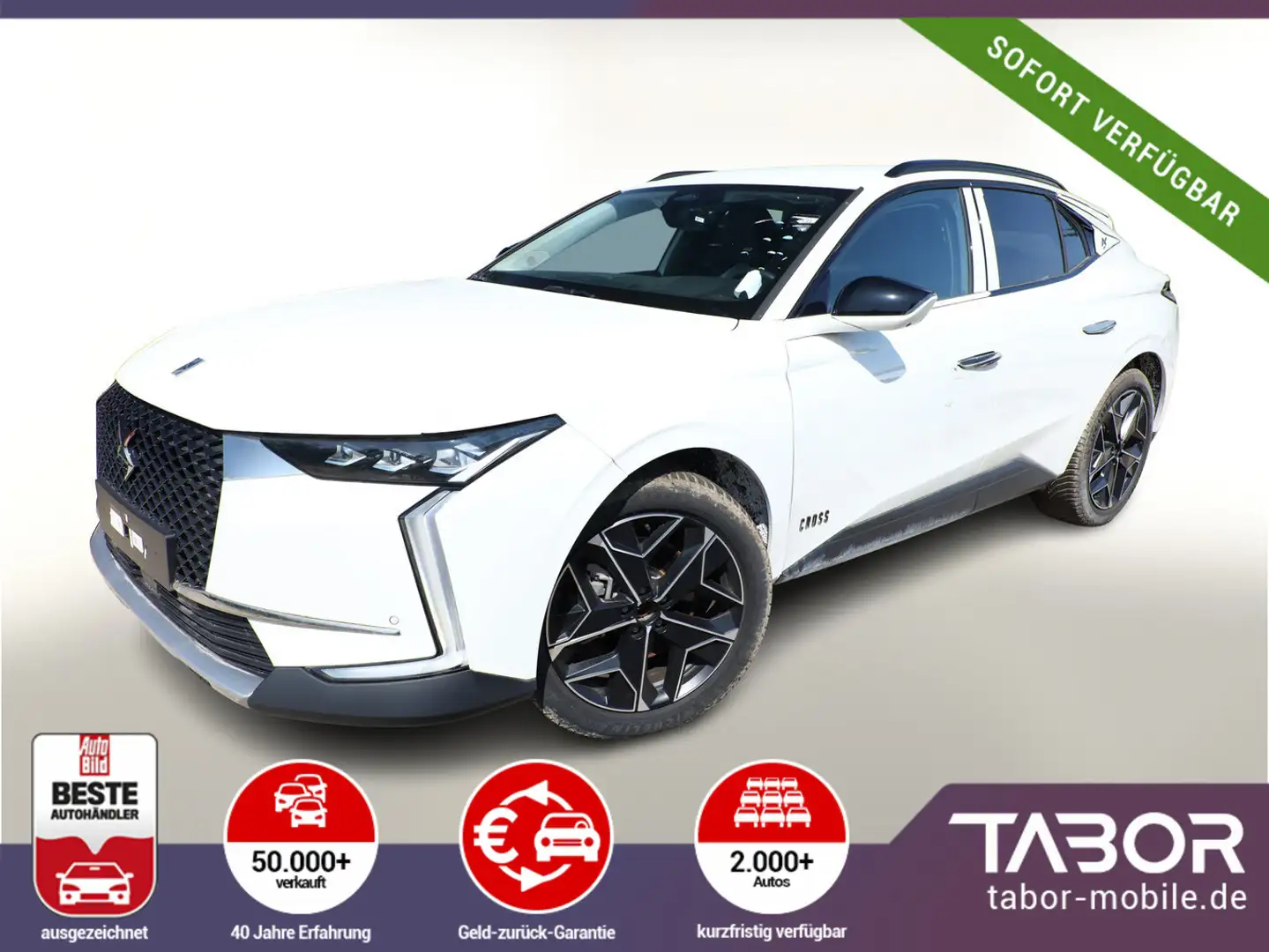 DS Automobiles DS 4 1.6 225 EAT8 Cross Rivoli Nav HUD SafetyP eHK Weiß - 1