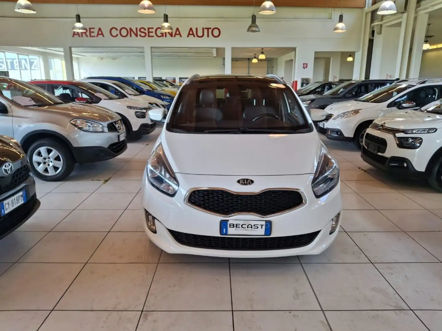 Kia Carens 1.7 CRDi 141CV DCT high tech UNICO PROPRIETARIO 7p Weiß - 2