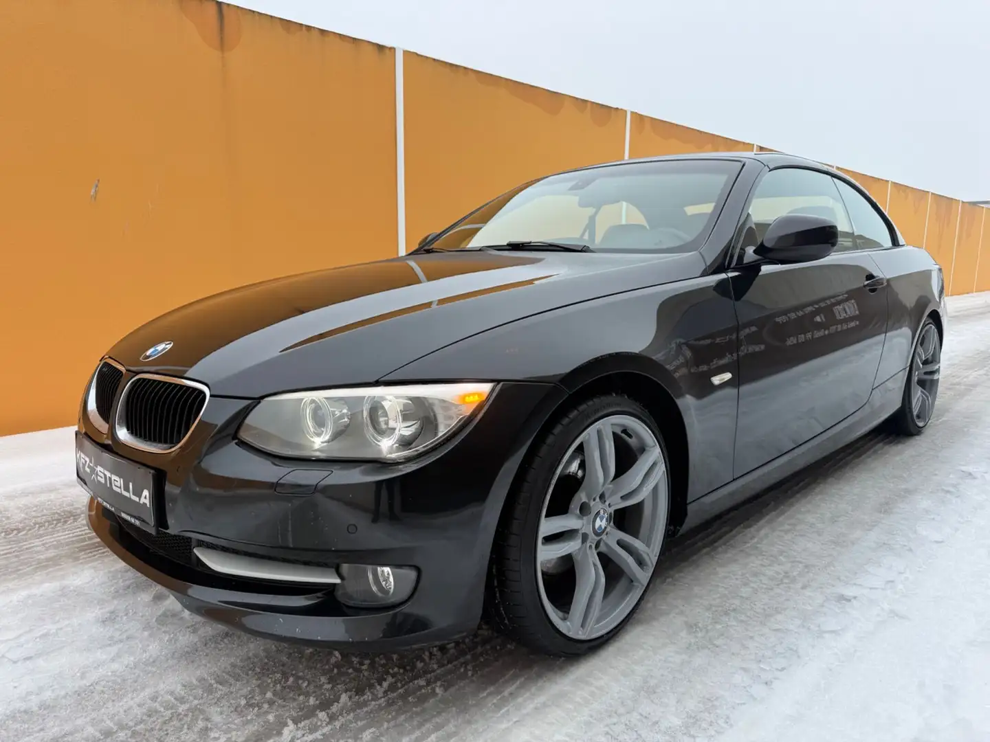 BMW 320 3er Cabrio- 320d DPF Schwarz - 1