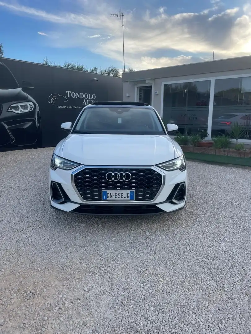 Audi Q3 S LINE CON TETTO APRBILE Bianco - 1