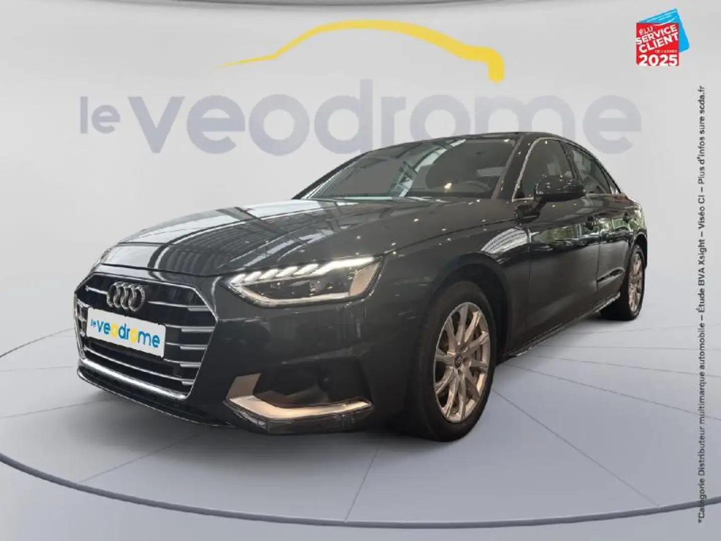 Audi A4 40 TDI 190ch Business line Stronic 7 Gris - 1