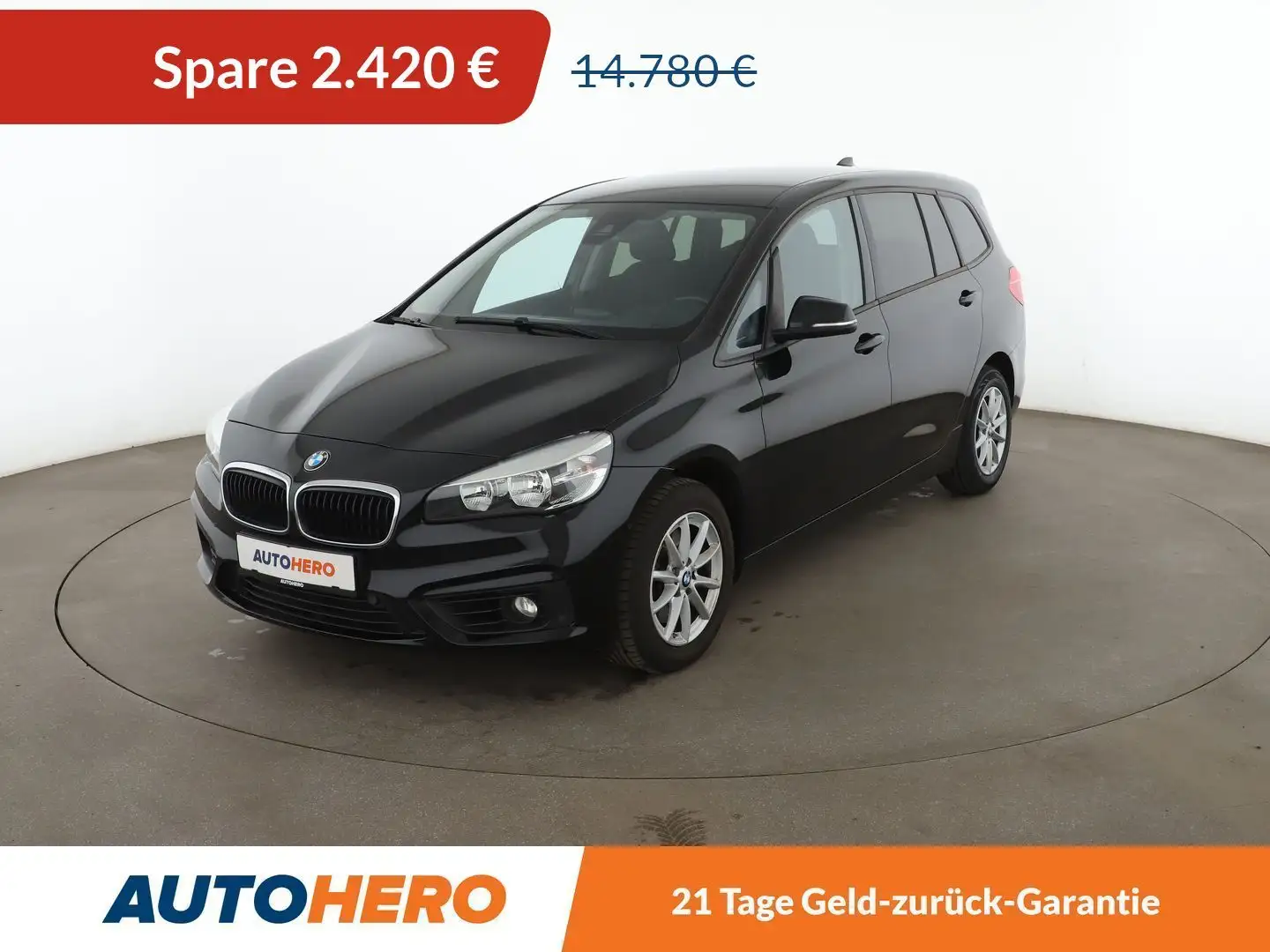 BMW 218 218i Gran Tourer Advantage *NAVI*TEMPO*PDC* Schwarz - 1