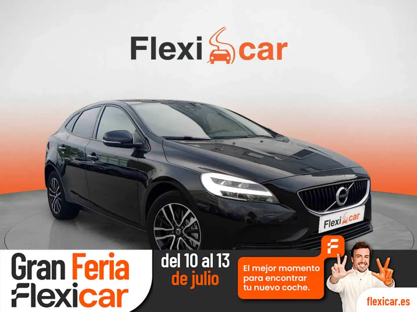 Volvo V40 D2 Aut. 120 Negro - 1