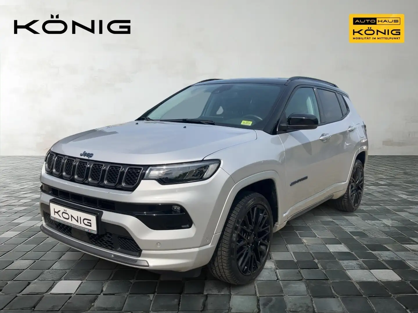 Jeep Compass 1.3 PHEV S Allrad *CarPlay*Kamera*Leder* Zwart - 1