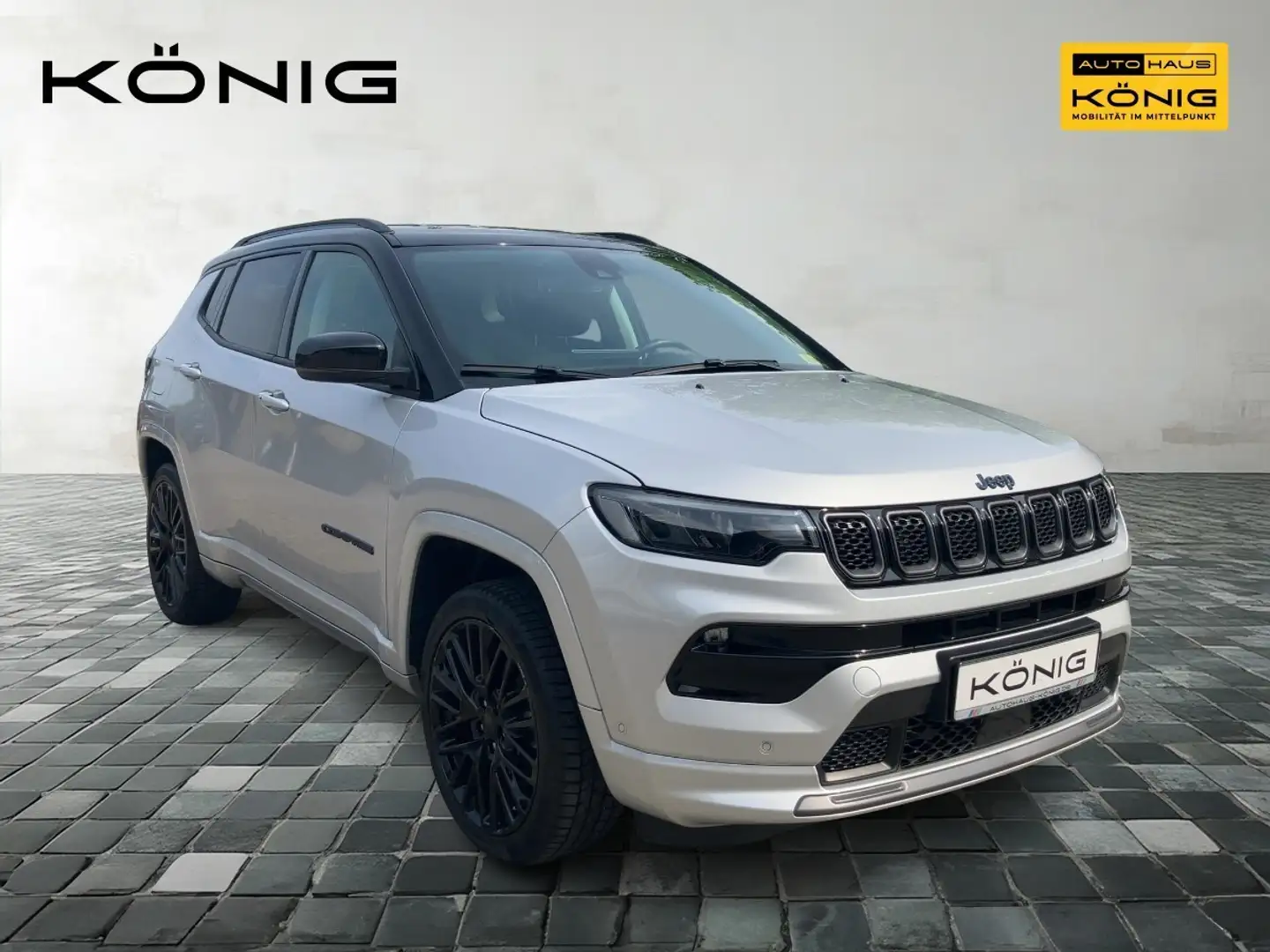 Jeep Compass 1.3 PHEV S Allrad *CarPlay*Kamera*Leder* Zwart - 2