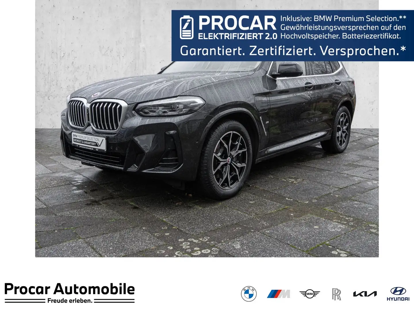 BMW X3 xDrive30e M Sport, Panoramadach, Head-Up Display, Grau - 1