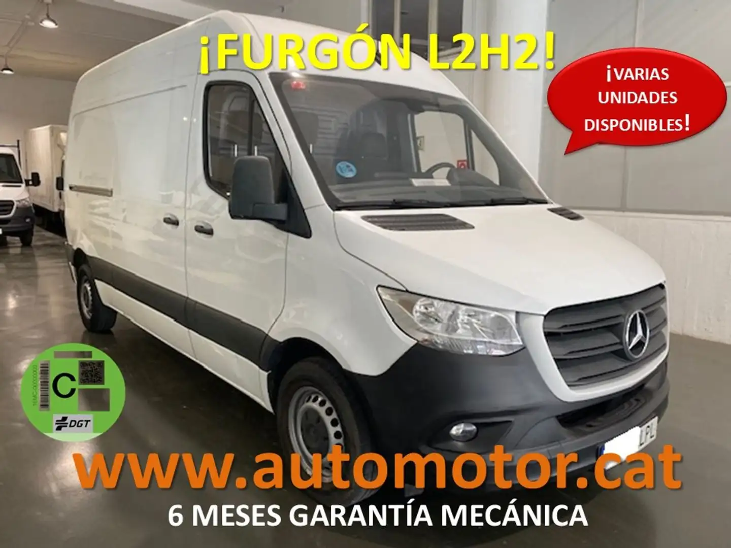Mercedes-Benz Sprinter Furgón 311CDI Medio T.E Blanco - 1