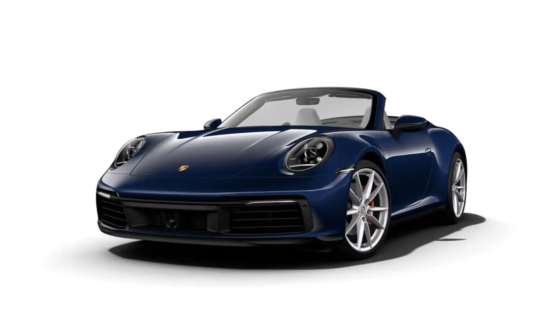 Porsche 992 Carrera 4S Cabriolet Blauw - 1