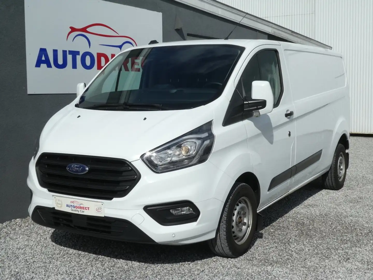 Ford Transit Custom 2.0 TDCi L2H1 AUTOMAAT 3places Airco *15695+Tva* Weiß - 1