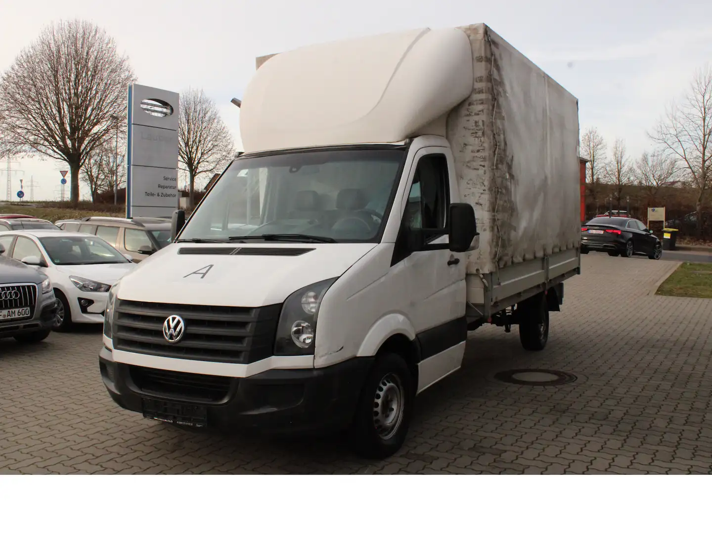 Volkswagen Crafter 2.0 TDI Lang Pritsche L3 NAVI*Bluetooth* Weiß - 1