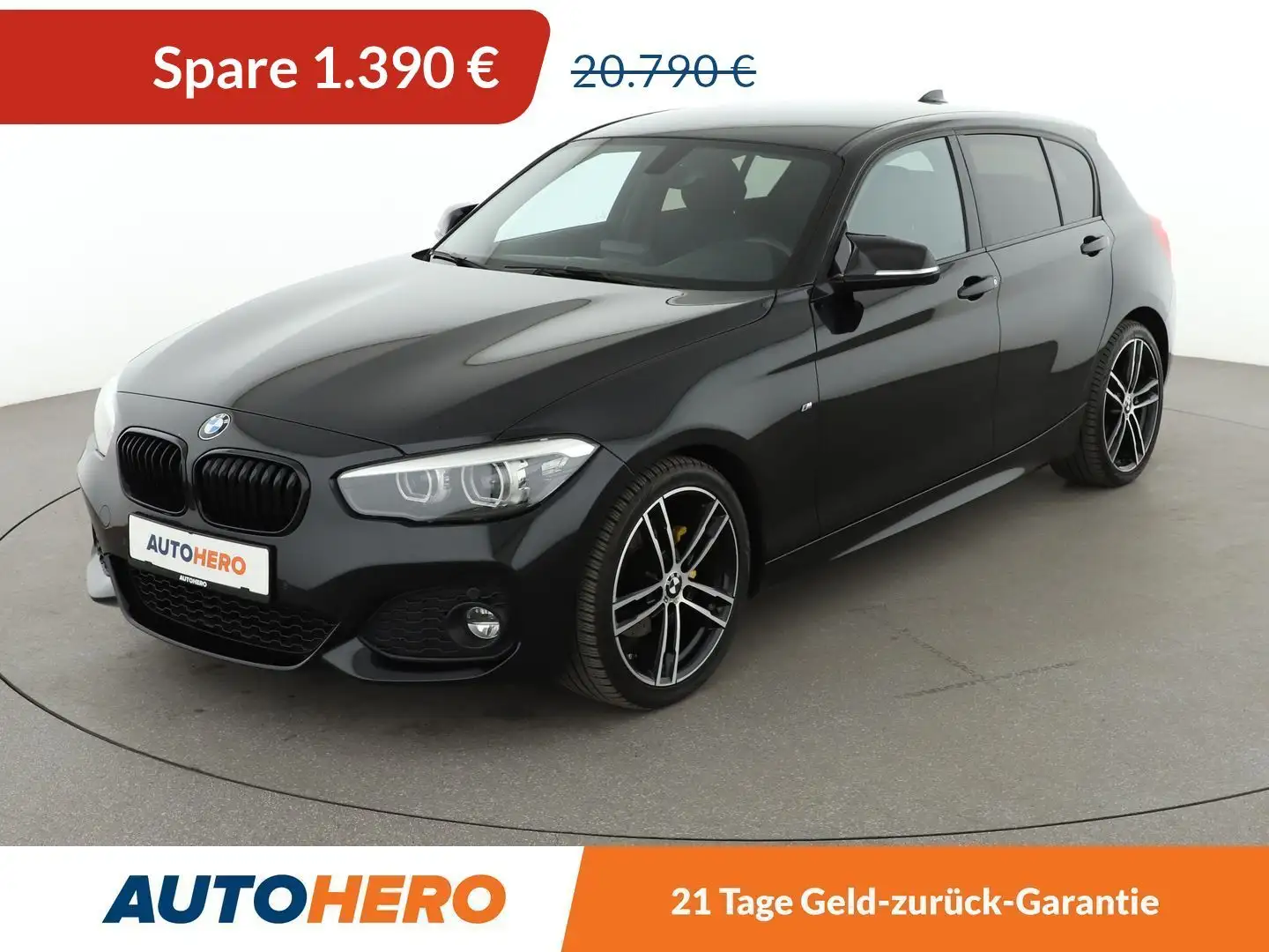BMW 120 120i Edition M Sport Shadow Aut.*NAVI*LED*TEMPO* Noir - 1