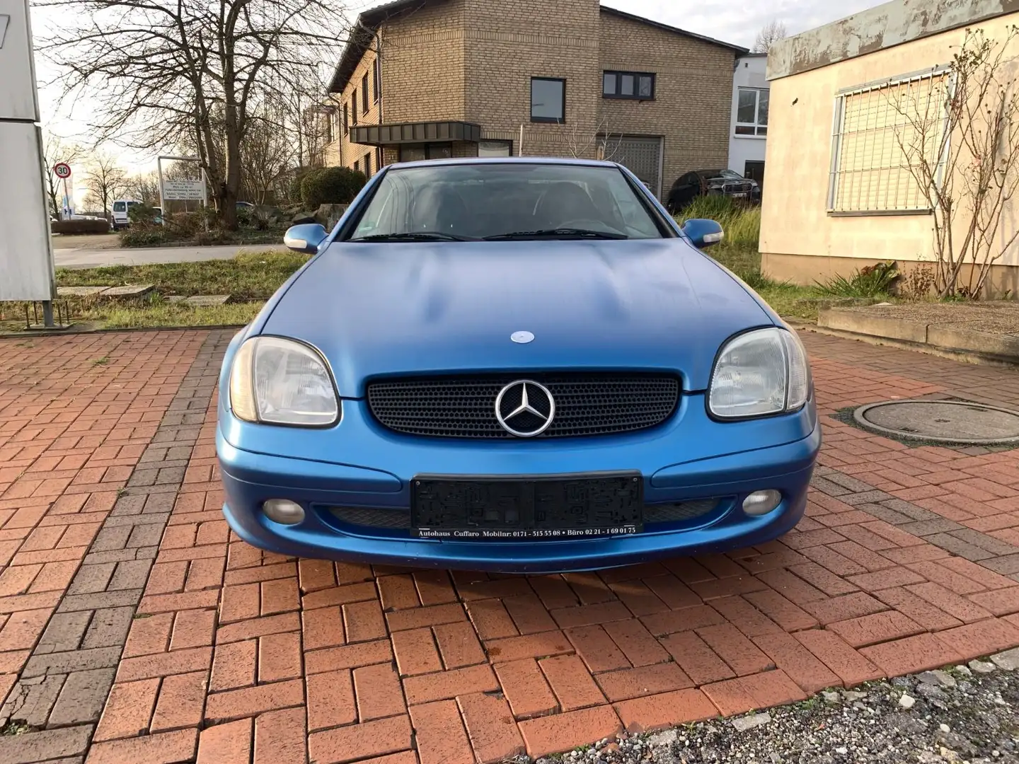 Mercedes-Benz SLK 230 KOMPRESSOR*Leder*Klima*Tüv Neu*Automatik Modrá - 1