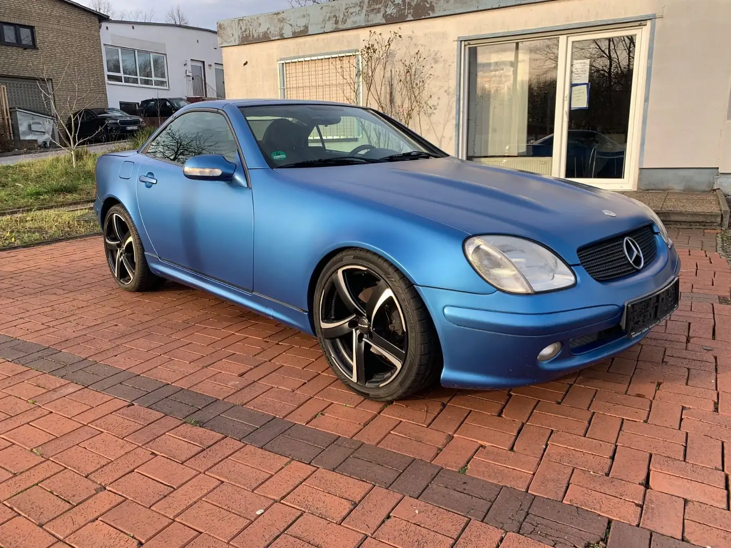 Mercedes-Benz SLK 230 KOMPRESSOR*Leder*Klima*Tüv Neu*Automatik Modrá - 2