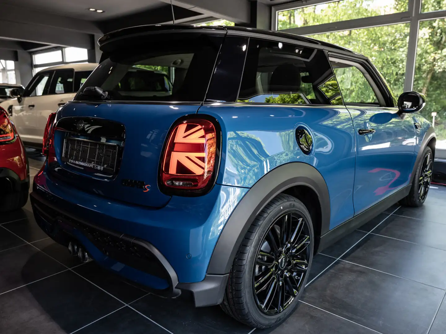 MINI Cooper S KEYLESS PDC SHZ KAMERA NAVI LED Синій - 2