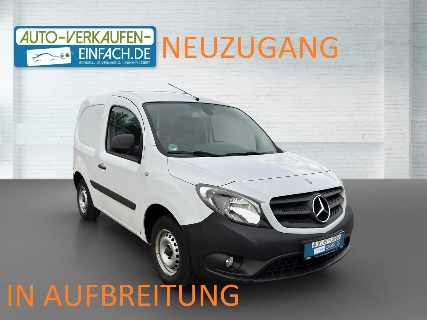 Mercedes-Benz Citan 109 CDI Kompakt,SH,1.Hand,Klima,MwSt,TÜV,Serv Blanc - 1