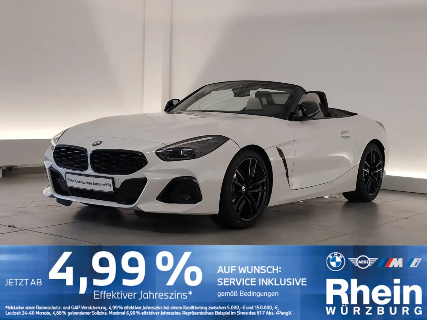BMW Z4 sDrive 20i M Sport Navi/LED/HuD/HarmKar/WLAN HUD/H Weiß - 1