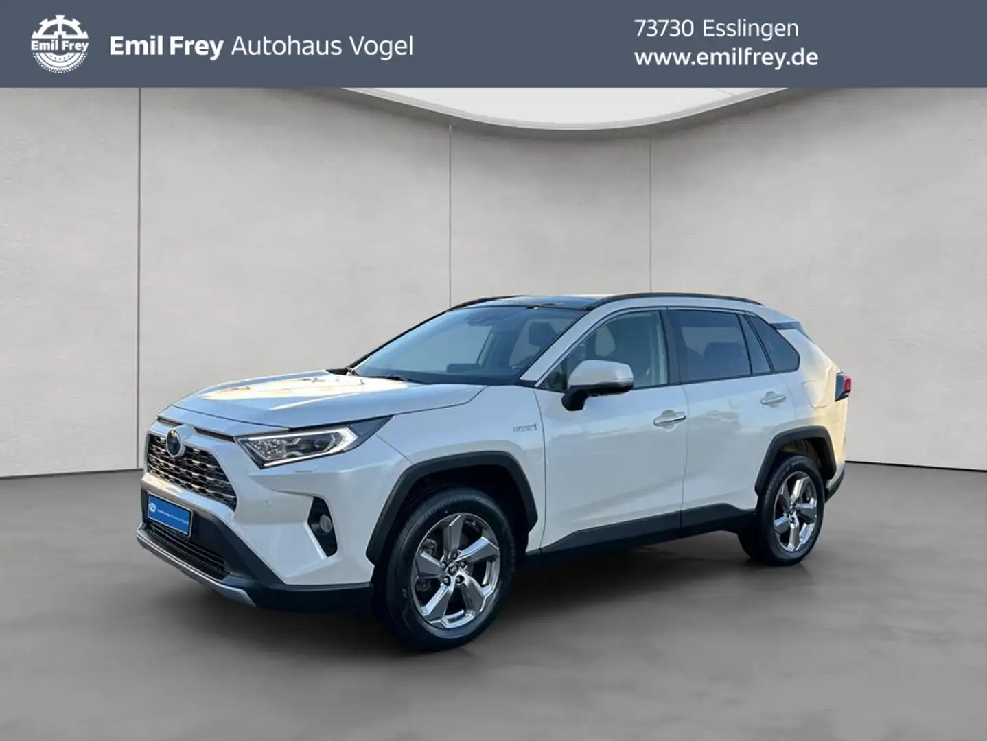 Toyota RAV 4 2.5 4x4 Hybrid Lounge Blanc - 1