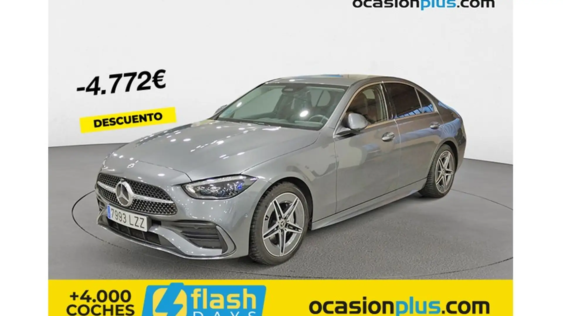 Mercedes-Benz C 220 220d 9G-Tronic Grijs - 1