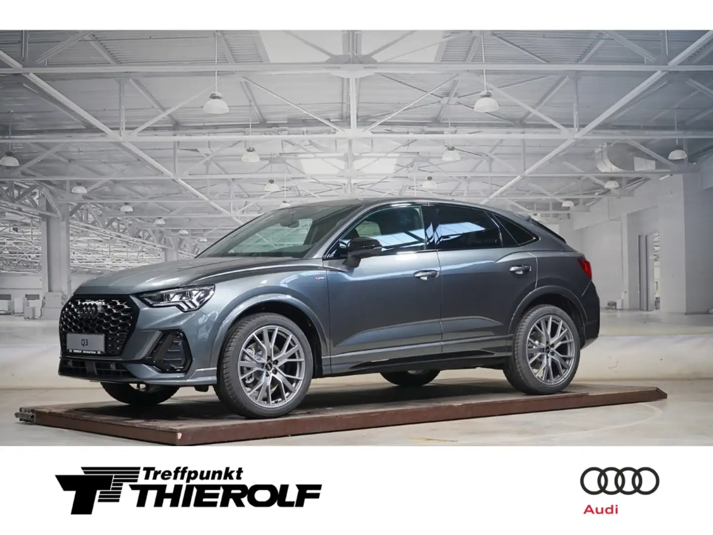 Audi Q3 Sportback S line Business 40 TFSI quattro AHK P Grau - 1