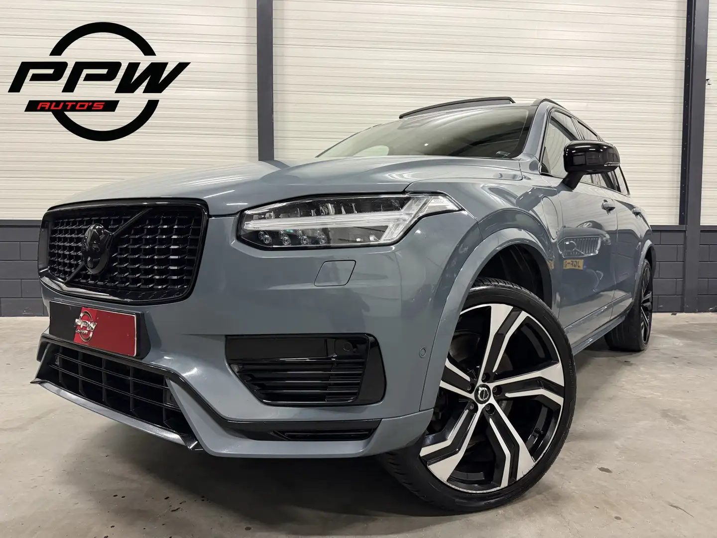 Volvo XC90 T8 Recharge AWD R-Design THUNDERGREY PANO/B&W/LUCH Grigio - 1