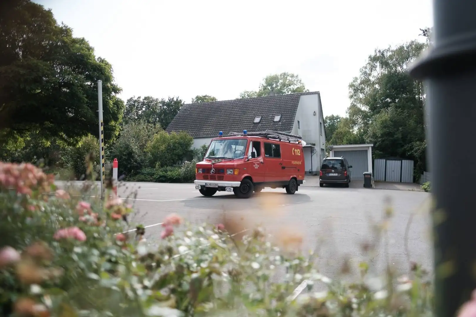 Mercedes-Benz T1 308 Feuerwehr Oldtimer Rot - 1