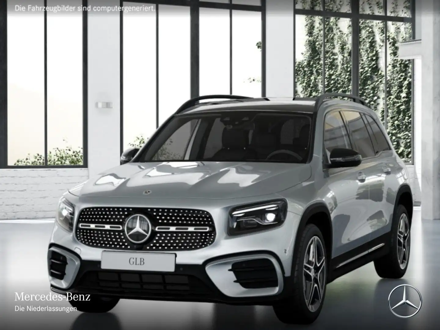 Mercedes-Benz GLB 200 d AMG+NIGHT+PANO+360°+MULTIBEAM+FAHRASS Silber - 2