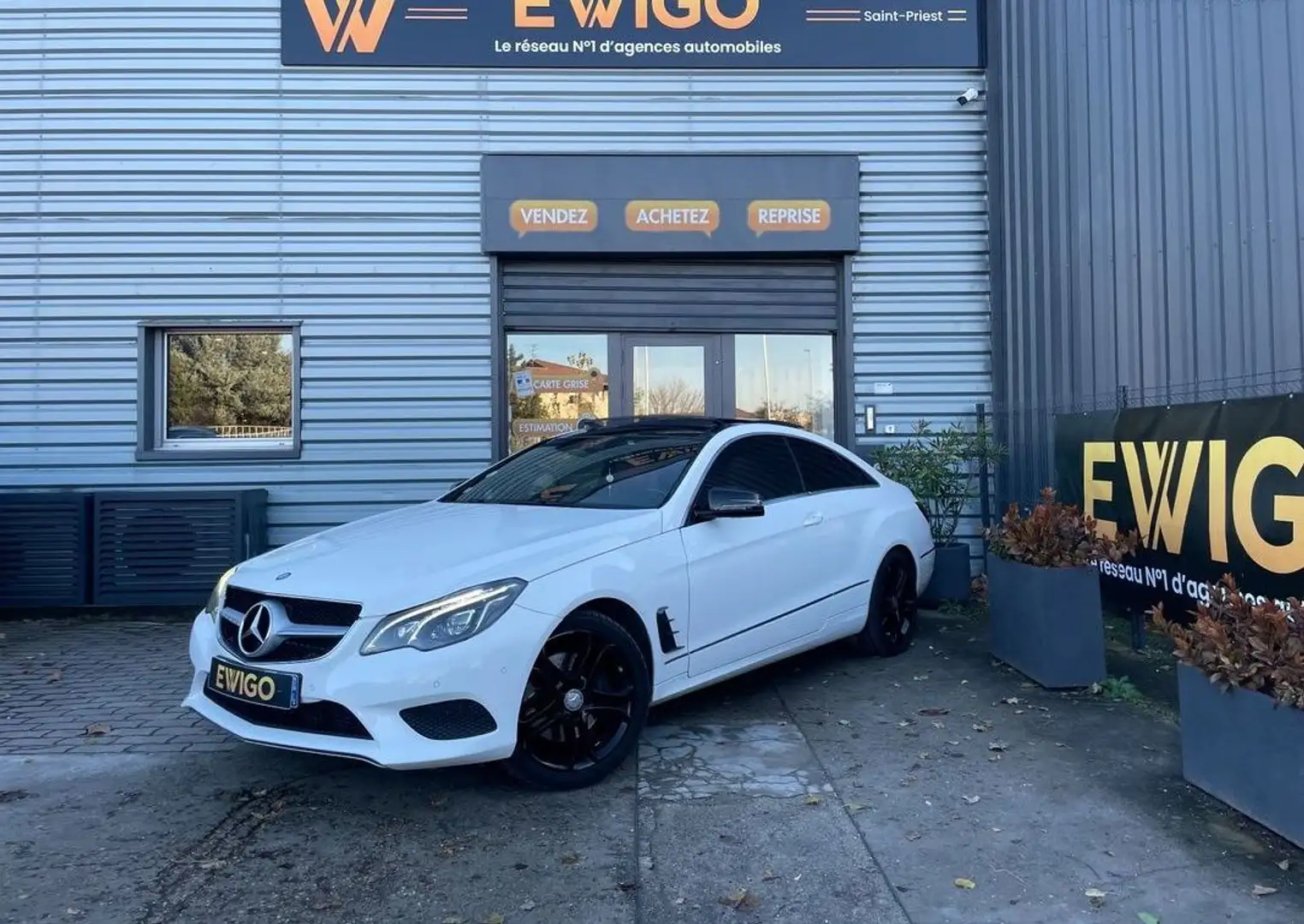 Mercedes-Benz E 350 coupe 3.0 v6 350 bluetec 252ch 7g-tronic bva Blanc - 1