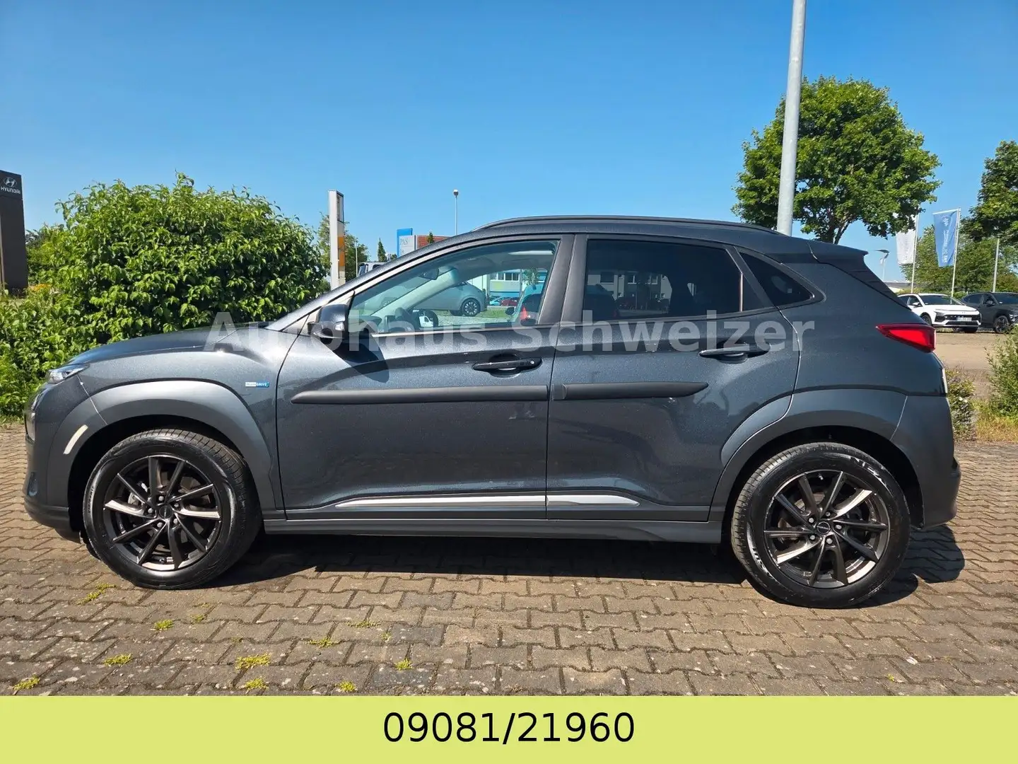 Hyundai KONA Premium Elektro Grau - 2